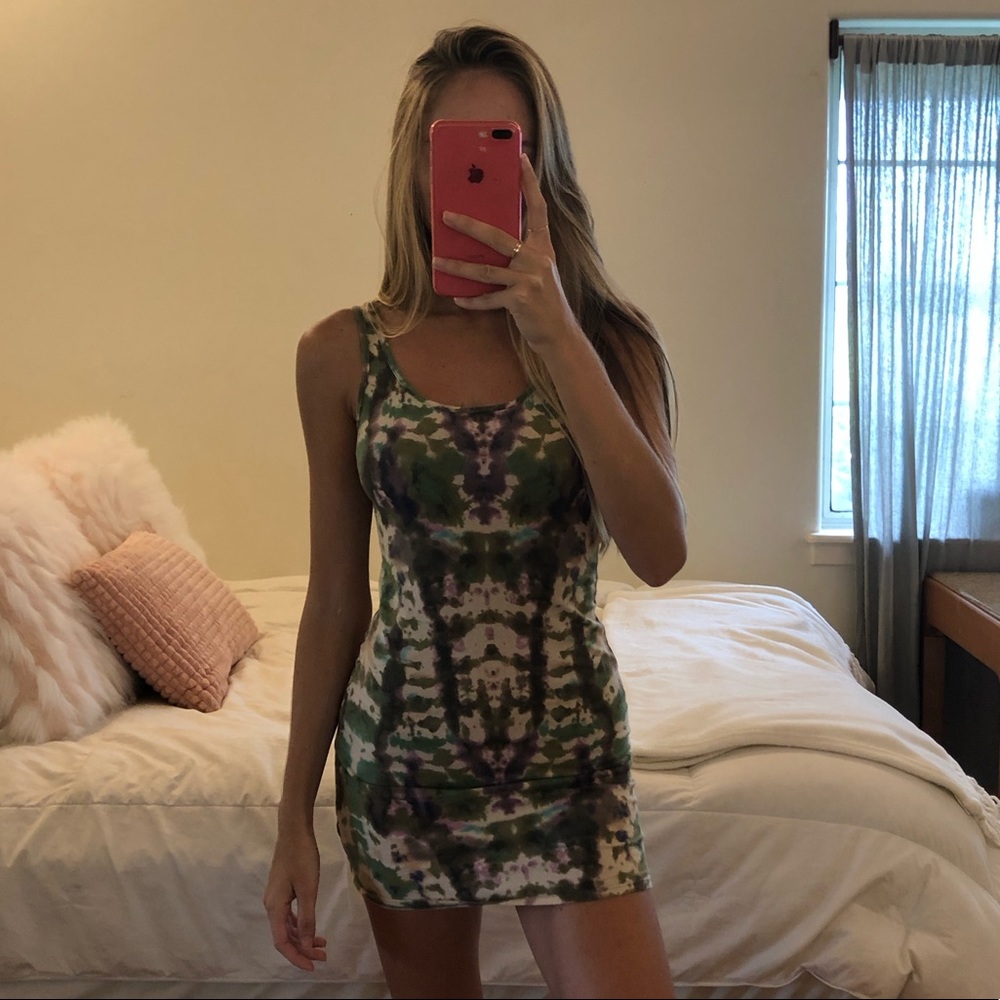 Tie Dye Mini Dress